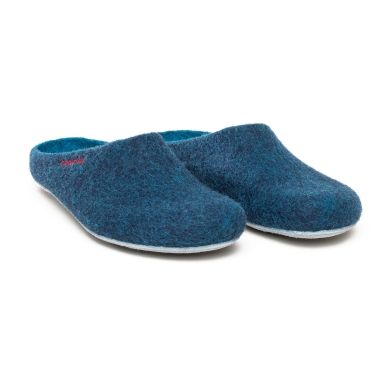 Gottstein Slippers Magicfelt 701 (100% Wool) Dark Petrol (Size 43-46)